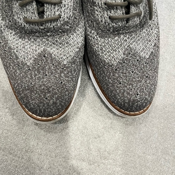 [6.5B]Cole Haan Charcoal Knit Oxford Shoes - Picture 3 of 7